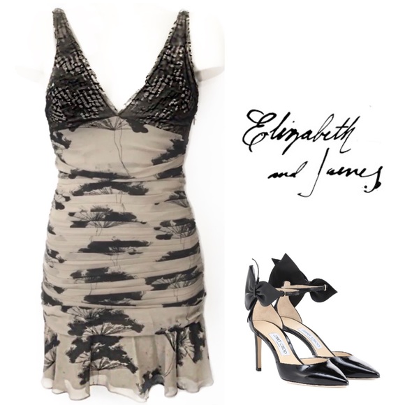 ELIZABETH & JAMES LACE PARTY DRESS SZ 2 $398 NWT